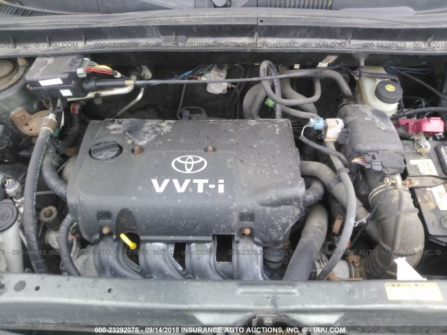 JTLKT324154022983 - 2005 TOYOTA SCION XB Yaşıl foto 10