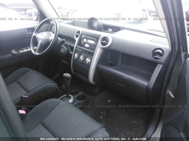 JTLKT324154022983 - 2005 TOYOTA SCION XB Yaşıl foto 5