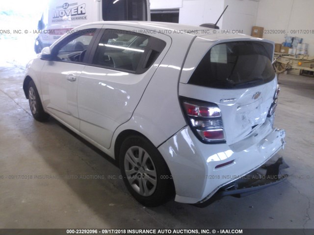 1G1JG6SH5H4147367 - 2017 CHEVROLET SONIC WHITE photo 3