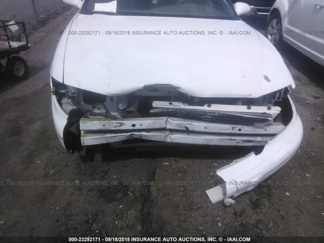 2G4WY52M3W1421932 - 1998 BUICK CENTURY LIMITED WHITE photo 6