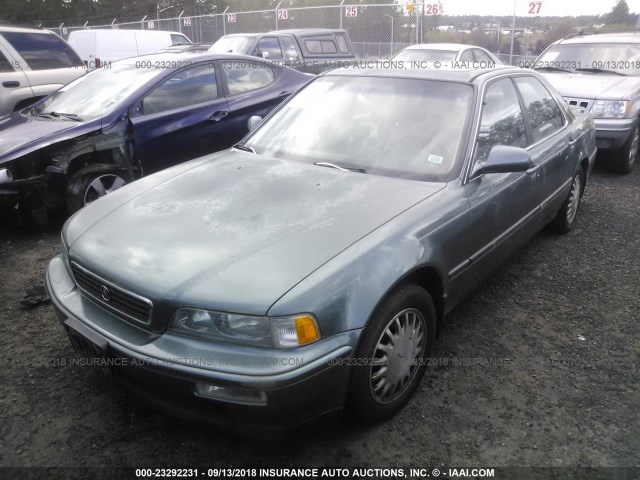 JH4KA7669RC026682 - 1994 ACURA LEGEND L GREEN photo 2