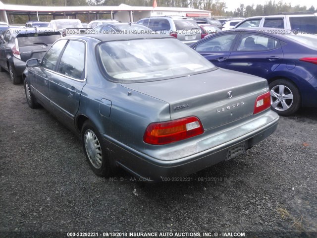 JH4KA7669RC026682 - 1994 ACURA LEGEND L GREEN photo 3