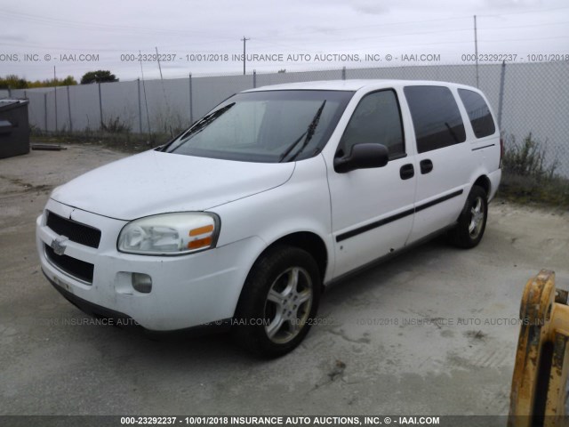 1GNDV23157D216195 - 2007 CHEVROLET UPLANDER LS WHITE photo 2