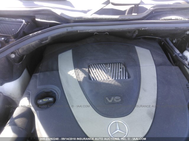 4JGBB8GB2BA645847 - 2011 MERCEDES-BENZ ML 350 4MATIC WHITE photo 10