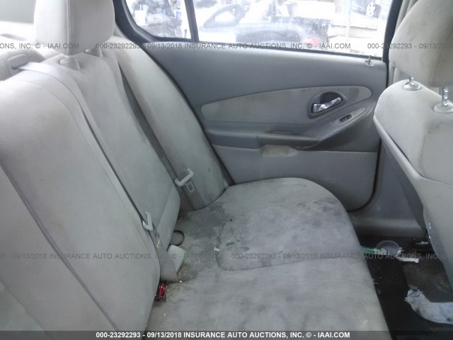 1G1ZT54885F106124 - 2005 CHEVROLET MALIBU LS შავი ფოტო 8