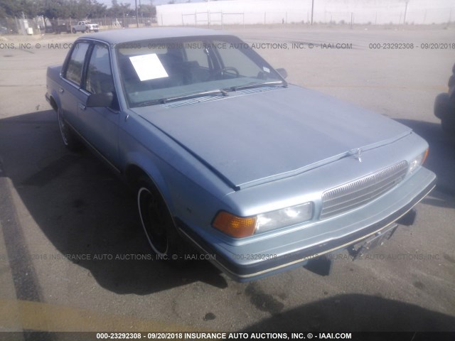 1G4AL51N8KT473290 - 1989 BUICK CENTURY LIMITED BLUE photo 1