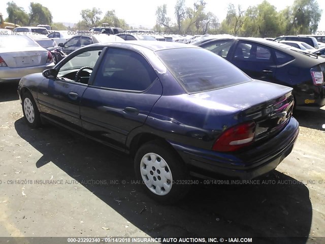 3B3ES47C0XT518499 - 1999 DODGE NEON HIGHLINE PURPLE photo 3