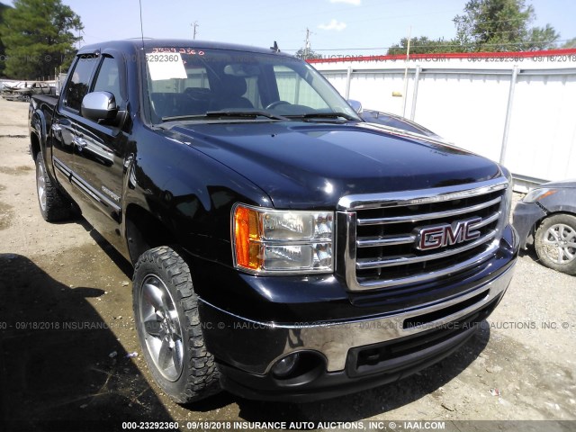 3GTP2VE76CG137312 - 2012 GMC SIERRA K1500 SLE BLACK photo 1