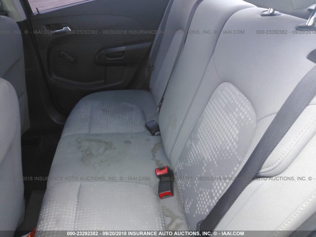 1G1JA5SH8C4144838 - 2012 CHEVROLET SONIC LS 黑色 照片 8