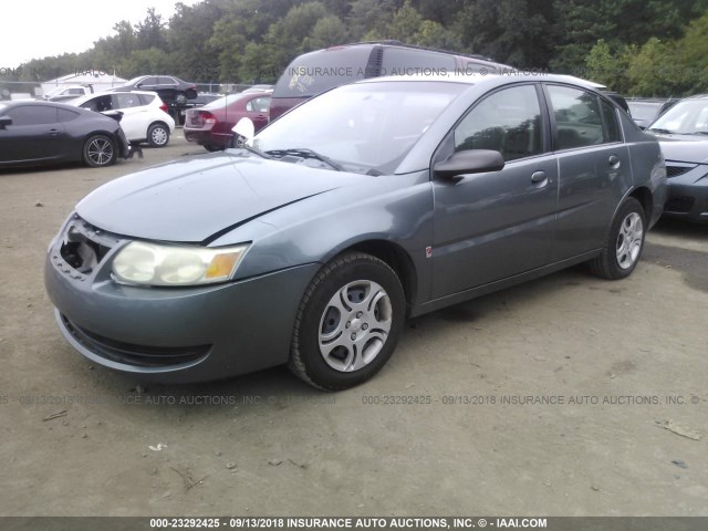 1G8AJ52F05Z149375 - 2005 SATURN ION LEVEL 2 GRAY photo 2