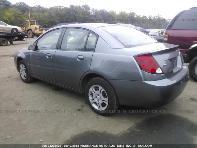 1G8AJ52F05Z149375 - 2005 SATURN ION LEVEL 2 GRAY photo 3