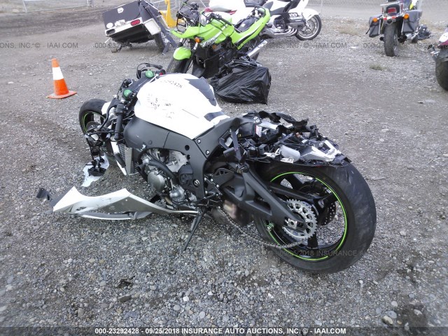 JKAZXCR17HA005275 - 2017 KAWASAKI ZX1000 R WHITE photo 3