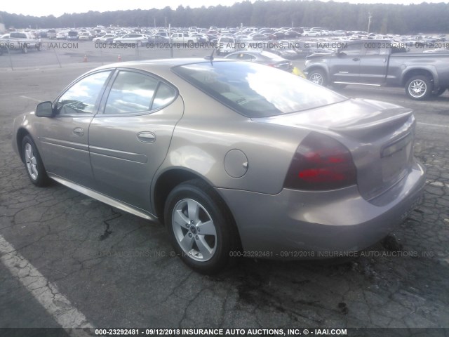 2G2WP552861154762 - 2006 PONTIAC GRAND PRIX Золотий фото 3