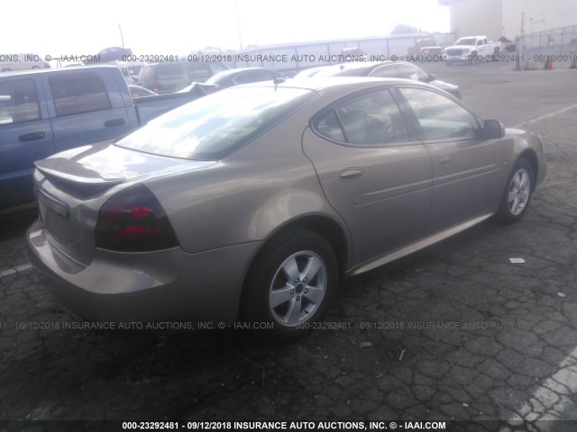 2G2WP552861154762 - 2006 PONTIAC GRAND PRIX Золотий фото 4