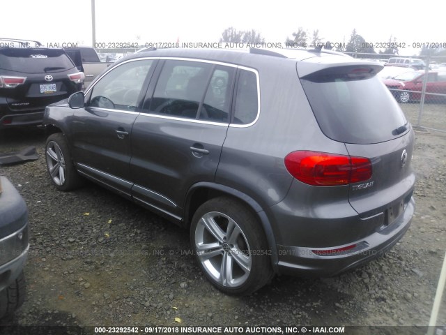 WVGAV7AX4FW551687 - 2015 VOLKSWAGEN TIGUAN S/SE/SEL/R-LINE GRAY photo 3