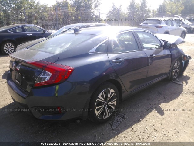 19XFC1F70HE001549 - 2017 HONDA CIVIC EXL 蓝色 照片 4