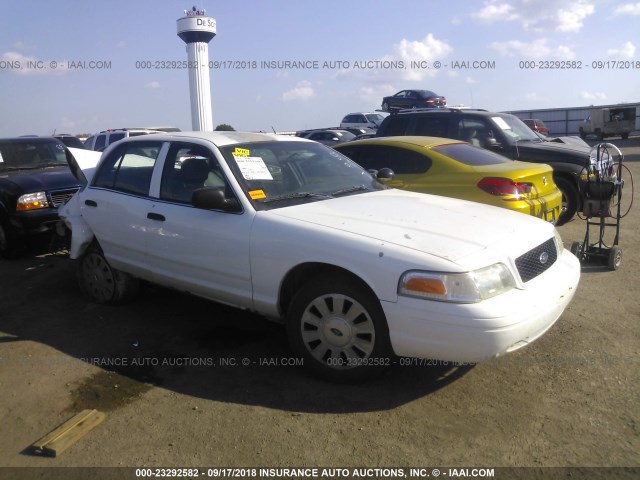 2FAFP71W66X128812 - 2006 FORD CROWN VICTORIA POLICE INTERCEPTOR WHITE photo 1