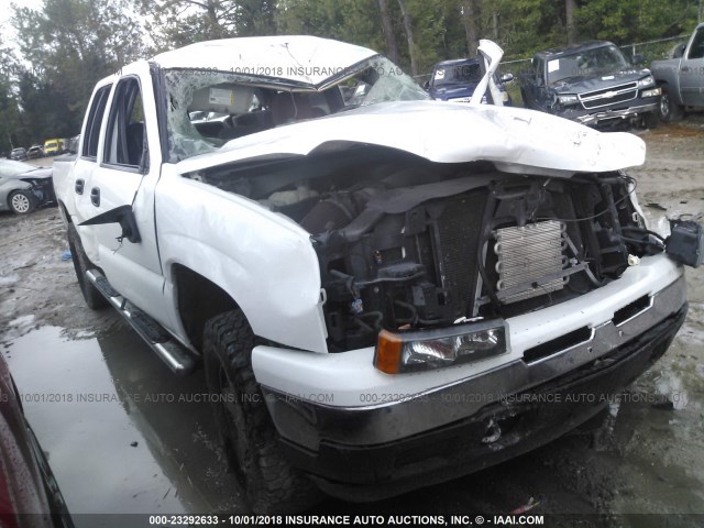 2GCEK13Z371128036 - 2007 CHEVROLET SILVERADO K1500 CLASSIC CREW CAB WHITE photo 1