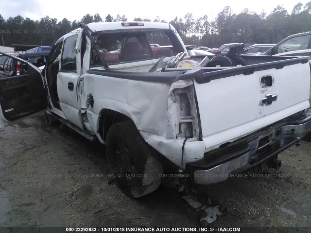 2GCEK13Z371128036 - 2007 CHEVROLET SILVERADO K1500 CLASSIC CREW CAB WHITE photo 3