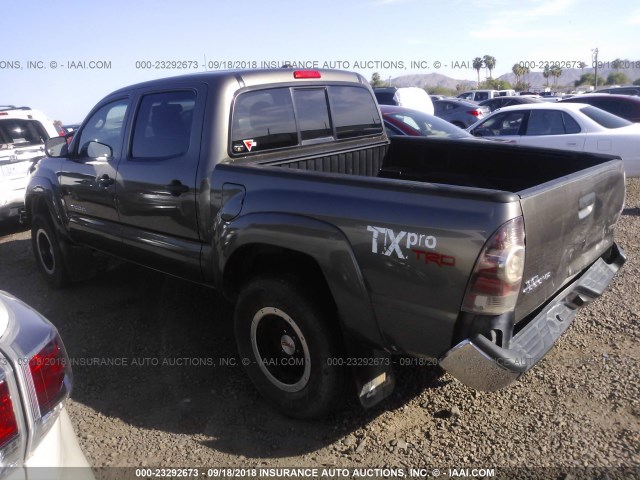 3TMLU4EN7BM073895 - 2011 TOYOTA TACOMA DOUBLE CAB ოქროსფერი ფოტო 3