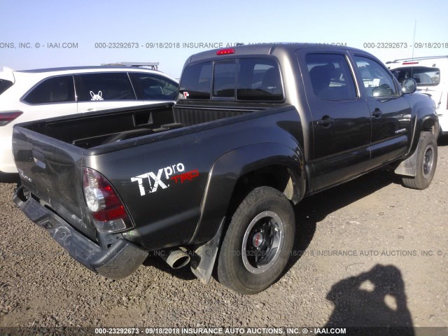 3TMLU4EN7BM073895 - 2011 TOYOTA TACOMA DOUBLE CAB ოქროსფერი ფოტო 4