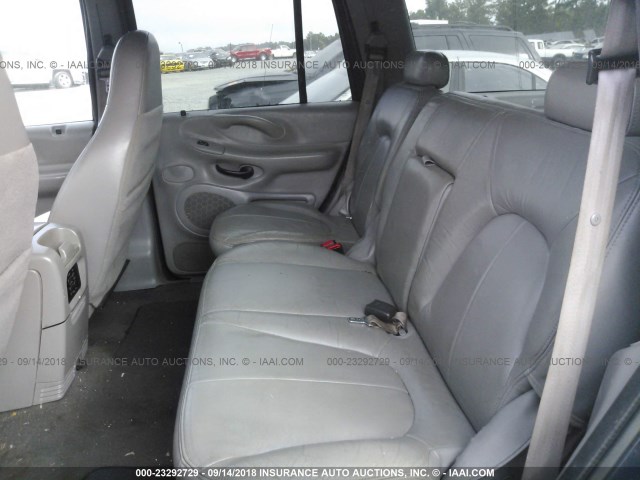 1FMRU15L3YLC10084 - 2000 FORD EXPEDITION XLT BLUE photo 8