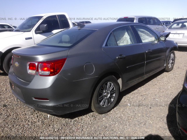 1G11A5SL4FF278629 - 2015 CHEVROLET MALIBU LS GRAY photo 4