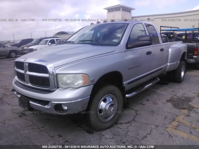 3D7MU48C13G830861 - 2003 DODGE RAM 3500 ST/SLT SILVER photo 2