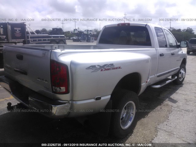 3D7MU48C13G830861 - 2003 DODGE RAM 3500 ST/SLT SILVER photo 4