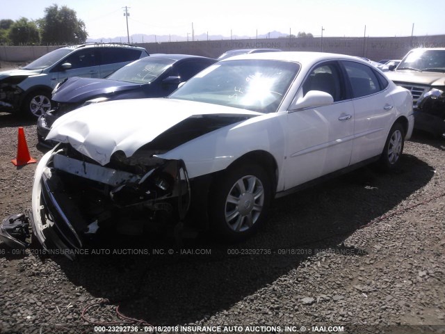 2G4WC582461305613 - 2006 BUICK LACROSSE CX WHITE photo 2