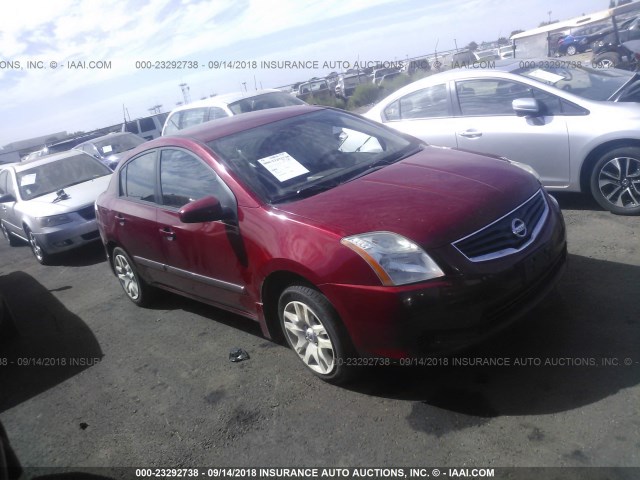 3N1AB6AP7AL656250 - 2010 NISSAN SENTRA 2.0/2.0S/SR/2.0SL RED photo 1
