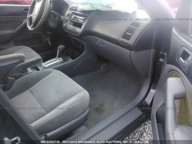 1HGES16305L014849 - 2005 HONDA CIVIC DX VP 黑色 照片 5