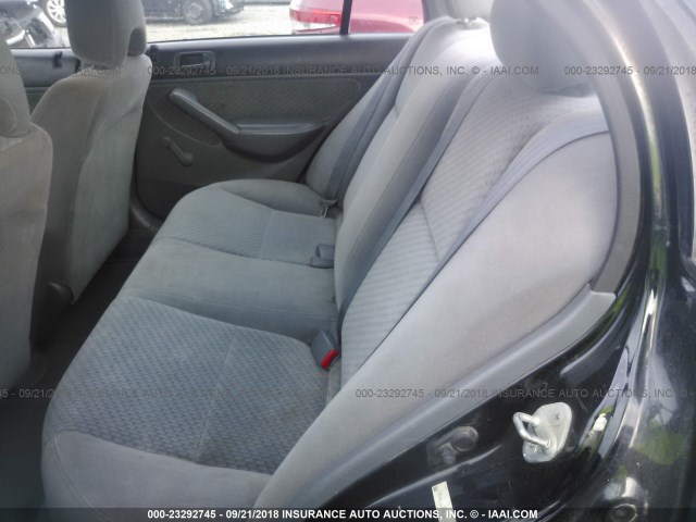 1HGES16305L014849 - 2005 HONDA CIVIC DX VP 黑色 照片 8