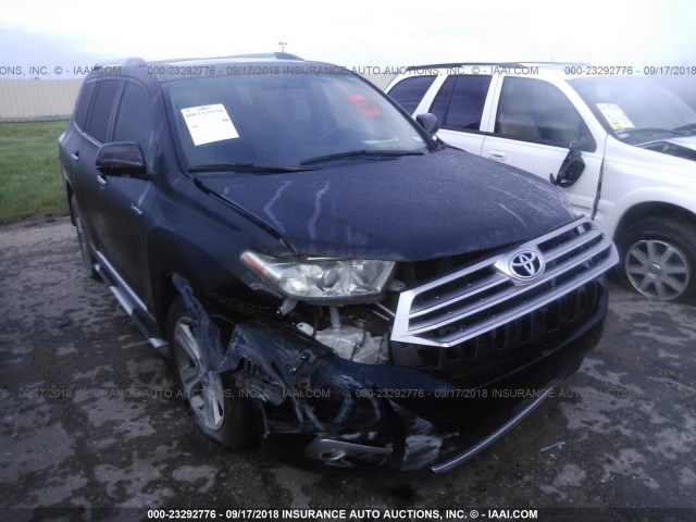 5TDYK3EH3BS039159 - 2011 TOYOTA HIGHLANDER LIMITED BLACK photo 1