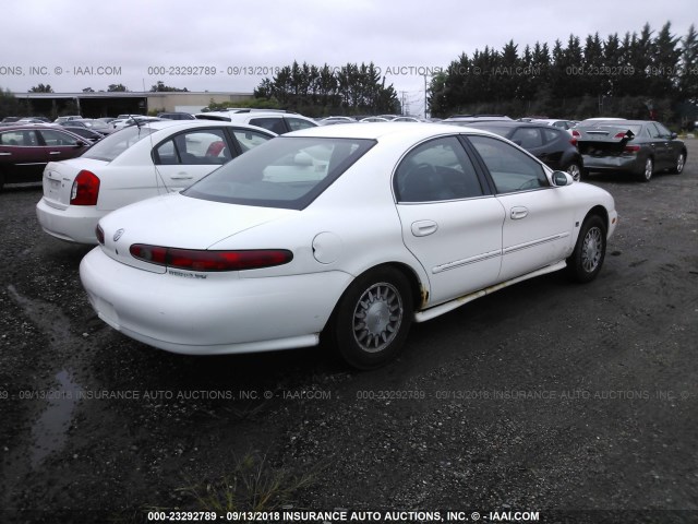 1MEFM50SXWA619770 - 1998 MERCURY SABLE GS/LS WHITE photo 4