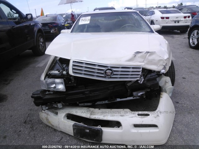 1G6EL12Y01B100033 - 2001 CADILLAC ELDORADO ESC WHITE photo 6