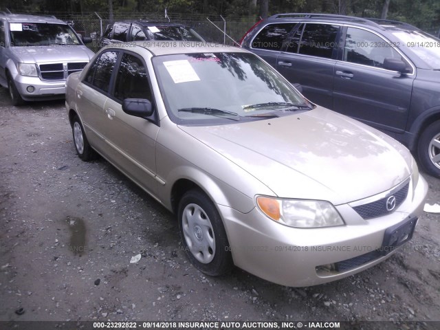 JM1BJ222510428650 - 2001 MAZDA PROTEGE DX/LX BROWN photo 1