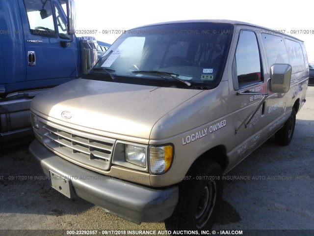 1FBJS31G0THA93205 - 1996 FORD E350 E350 SUPER DUTY GOLD photo 2