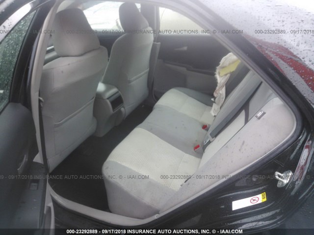 4T1BF1FKXCU024451 - 2012 TOYOTA CAMRY SE/LE/XLE 黑色 照片 8