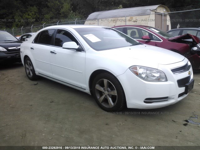 1G1ZD5E01CF382549 - 2012 CHEVROLET MALIBU 2LT WHITE photo 1