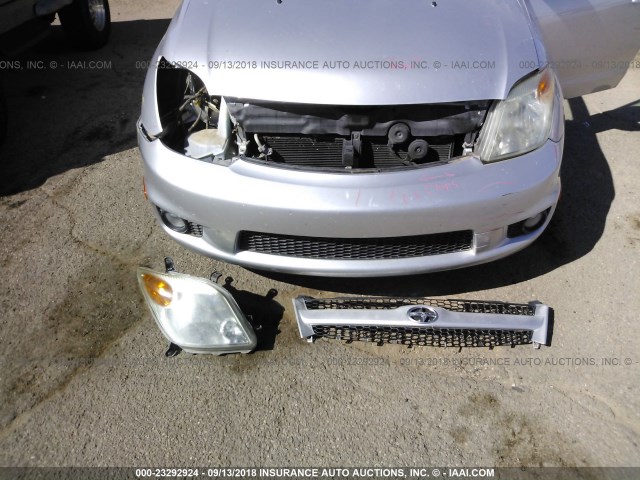 JTKKT624565017660 - 2006 TOYOTA SCION XA ვერცხლისფერი ფოტო 6