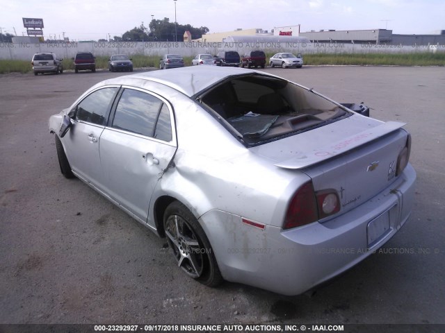 1G1ZC5E06AF185537 - 2010 CHEVROLET MALIBU 1LT ვერცხლისფერი ფოტო 3