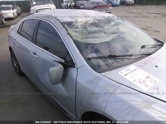 1G1ZC5E06AF185537 - 2010 CHEVROLET MALIBU 1LT ვერცხლისფერი ფოტო 6