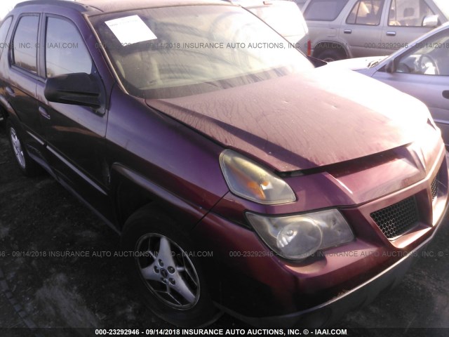 3G7DB03EX4S553593 - 2004 PONTIAC AZTEK BURGUNDY photo 1