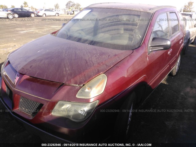 3G7DB03EX4S553593 - 2004 PONTIAC AZTEK BURGUNDY photo 6