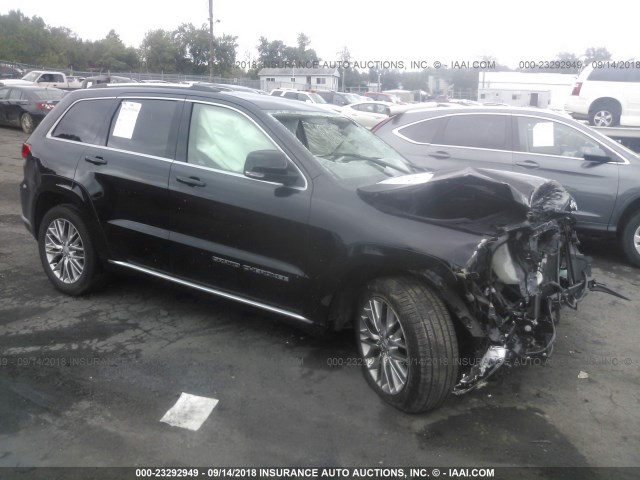 1C4RJFJT6JC297226 - 2018 JEEP GRAND CHEROKEE SUMMIT BLACK photo 1