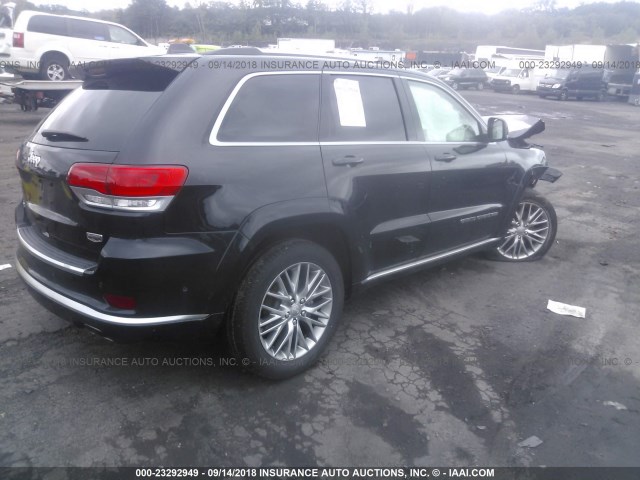 1C4RJFJT6JC297226 - 2018 JEEP GRAND CHEROKEE SUMMIT BLACK photo 4