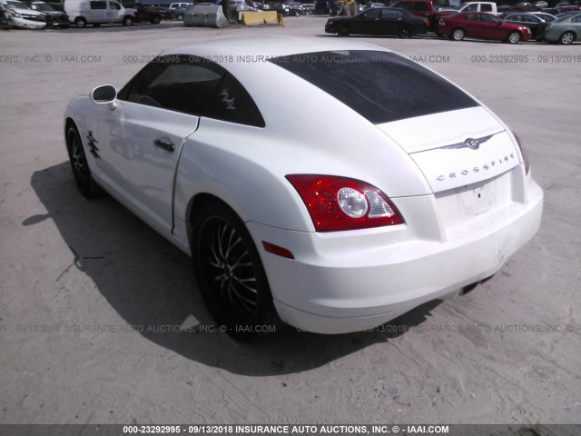 1C3AN69L25X028732 - 2005 CHRYSLER CROSSFIRE LIMITED WHITE photo 3