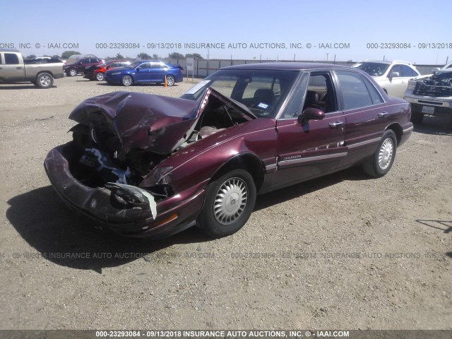 1G4HR52KXXH423065 - 1999 BUICK LESABRE LIMITED MAROON photo 2