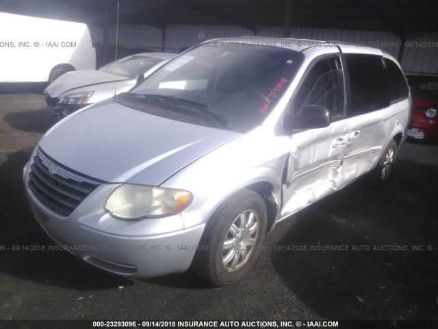 2A4GP54L86R795111 - 2006 CHRYSLER TOWN & COUNTRY TOURING SILVER photo 2